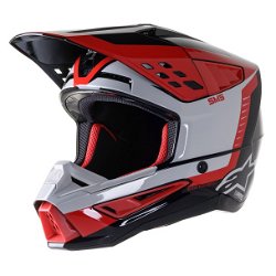 S-M5 Beam Helmet Black Grey Red