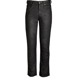 SR6 Oilskin Straight Jeans Black