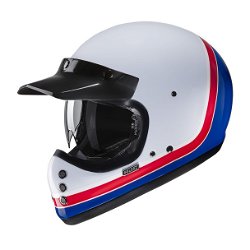 V60 Scoby MC21 Helmet White Red Blue