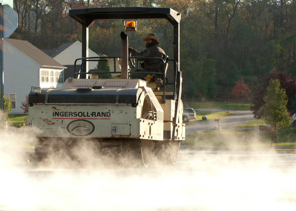 Industrials (names A - I) - Ingersoll-Rand Inc steam roller-by bmcent1 via iStock