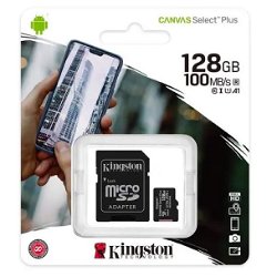128GB Micro SD with Adaptor