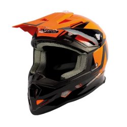 MX700 Podium Junior Helmet Holeshot Black Orange