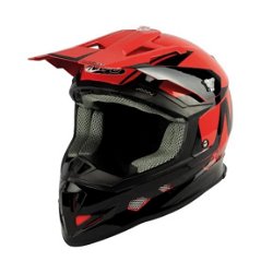 MX700 Podium Junior Helmet Holeshot Black Red
