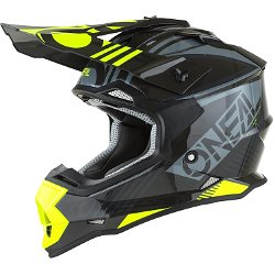 2SRS Rush Helmet Grey Neon Yellow
