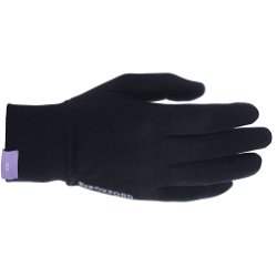 Deluxe Silk Gloves Black