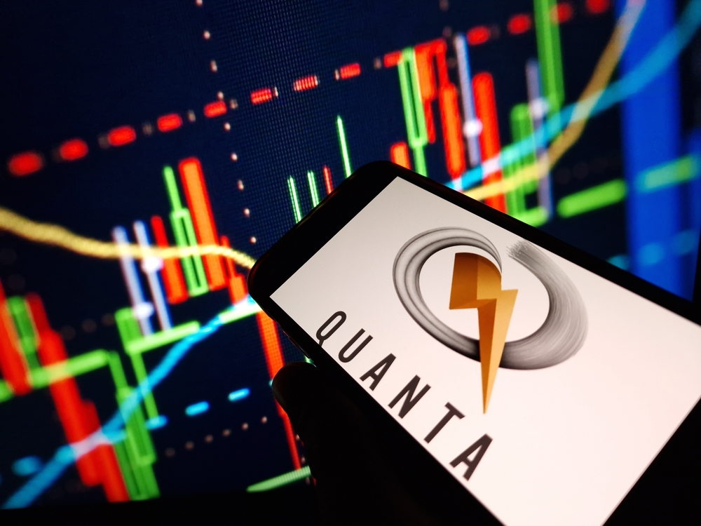 Industrials (names J - Z) - Quanta Services, Inc_ logo and stock data-by Piotr Swat via Shutterstock