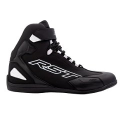 Sabre Moto Shoe CE Boots Black Black White